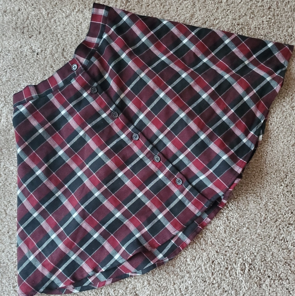 Gypsy Warrior plaid flared skirt [Size XS]